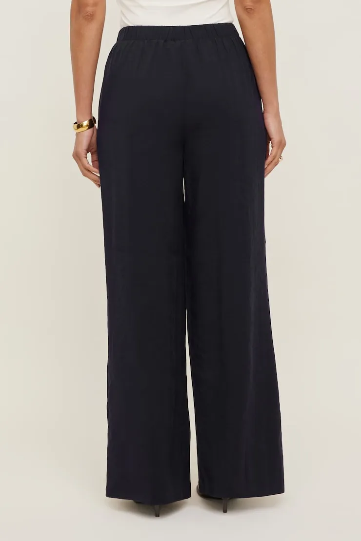 Priya Wide Leg Pants - Dynamite - Navy - Women Clothing sold by Dynamite product image thumbnail 5