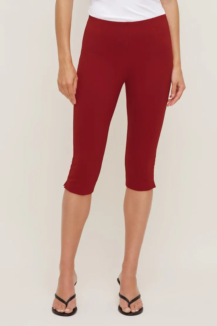 Liv Capri Pants - Dynamite - Red - Women Clothing sold by Dynamite product image thumbnail 2