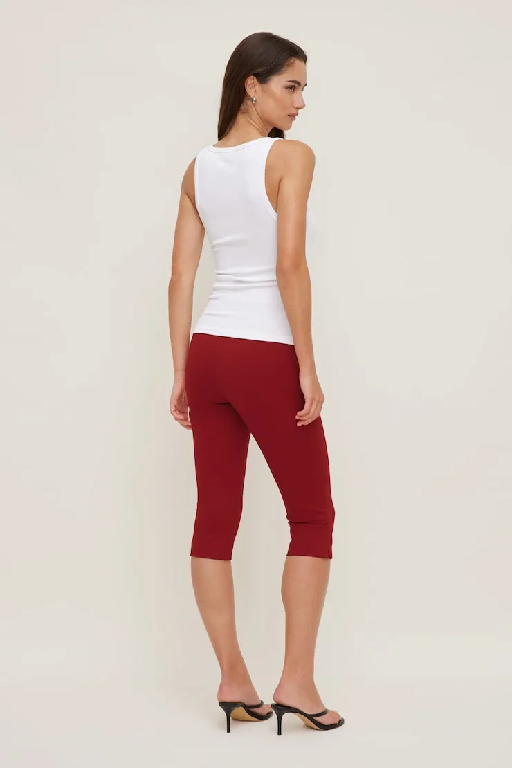 Liv Capri Pants - Dynamite - Red - Women Clothing sold by Dynamite product image thumbnail 3