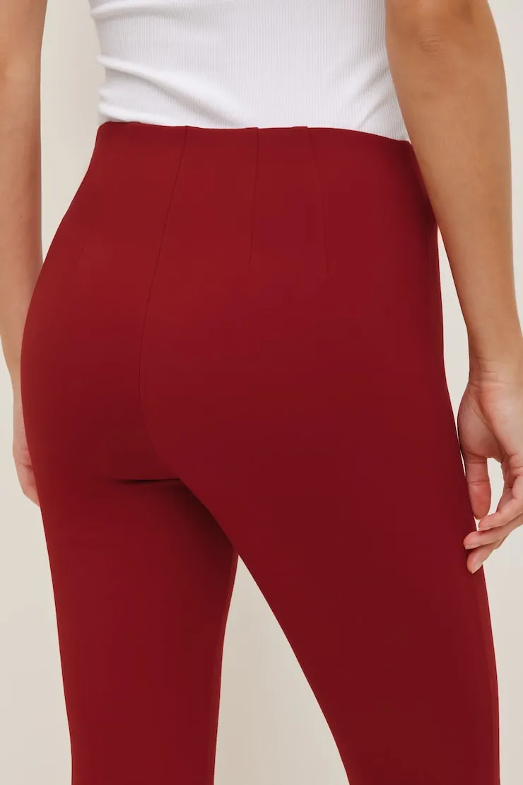 Liv Capri Pants - Dynamite - Red - Women Clothing sold by Dynamite product image thumbnail 4