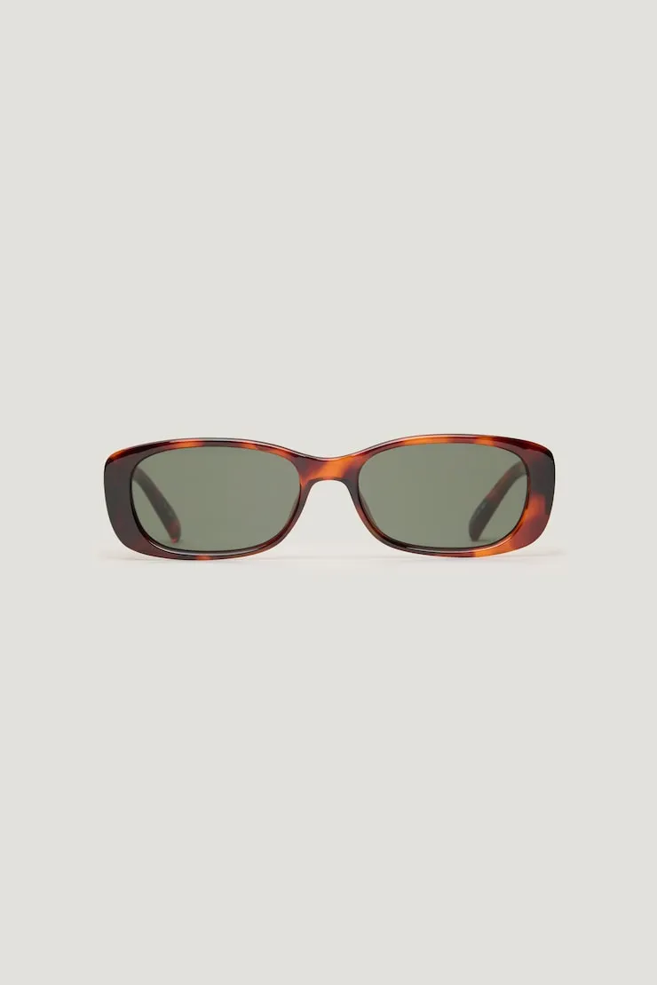 LE SPECS | Unreal Rectangular Sunglasses - Dynamite - Brown - Women Clothing sold by Dynamite