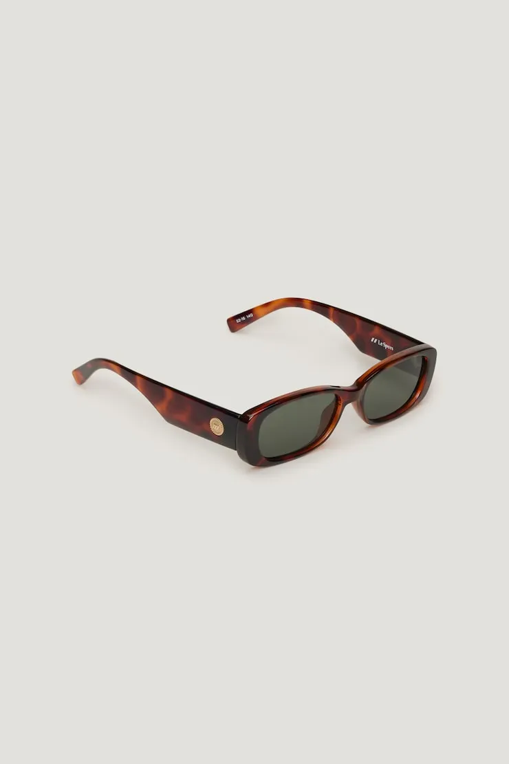 LE SPECS | Unreal Rectangular Sunglasses - Dynamite - Brown - Women Clothing sold by Dynamite product image thumbnail 3