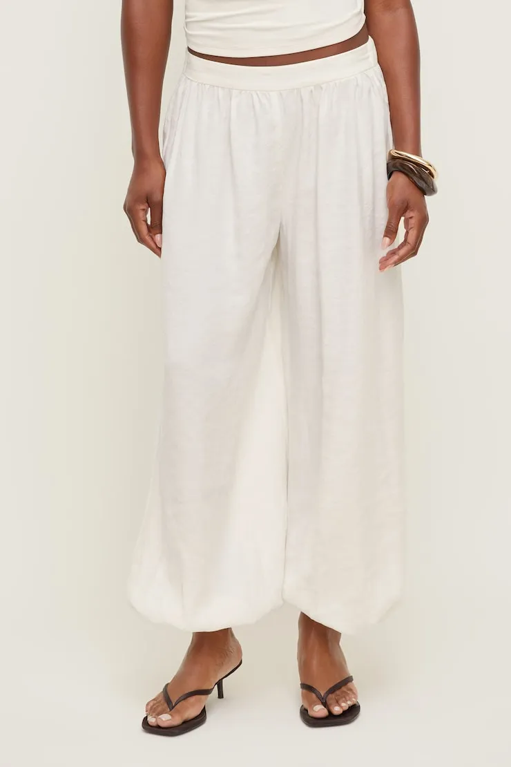 Balloon Pants - Dynamite - White - Women Clothing sold by Dynamite product image thumbnail 3