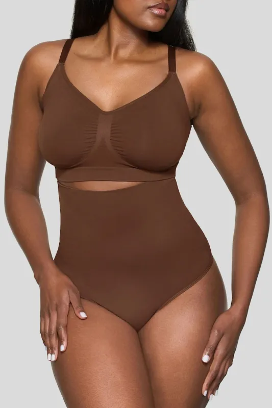 BOOMBA | High-Waisted Shapers - Dynamite - Beige - Women Clothing made by Dynamite
