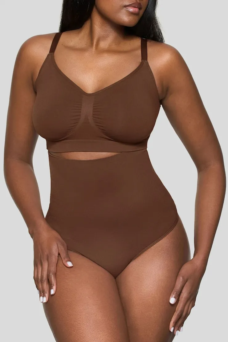 BOOMBA | High-Waisted Shapers - Dynamite - Beige - Women Clothing sold by Dynamite