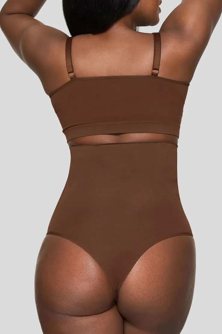 BOOMBA | High-Waisted Shapers - Dynamite - Beige - Women Clothing sold by Dynamite product image thumbnail 5