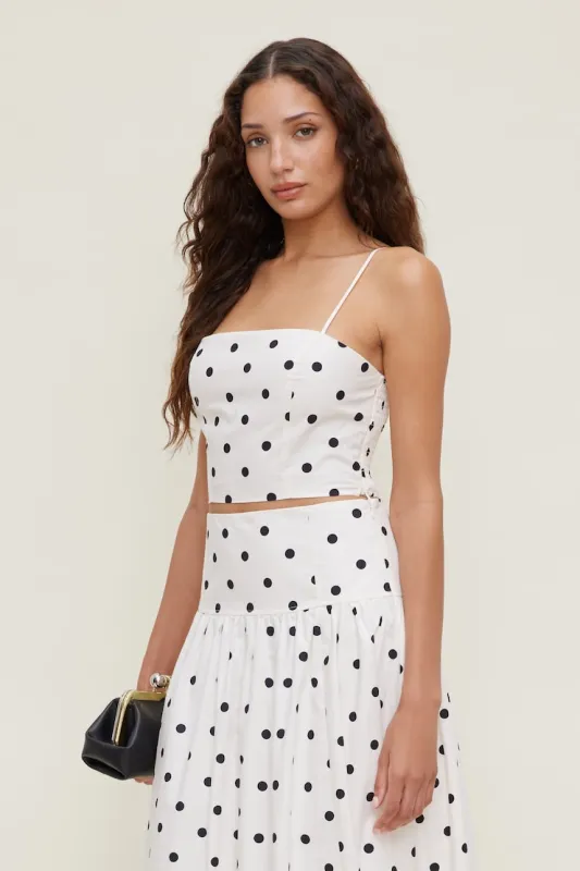 Cropped Poplin Tank Top - Dynamite - Black - Women Clothing made by Dynamite