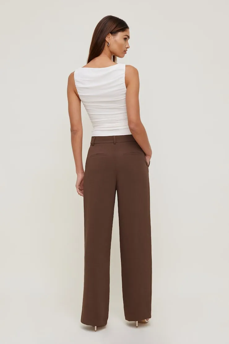 Alex Airflow Wide Leg Pants - Dynamite - Brown - Women Clothing sold by Dynamite product image thumbnail 2