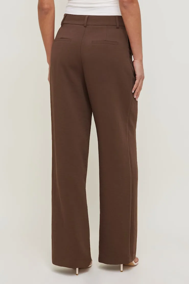 Alex Airflow Wide Leg Pants - Dynamite - Brown - Women Clothing sold by Dynamite product image thumbnail 5