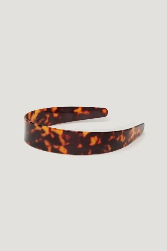 Acetate Headband - Dynamite - Brown - Women Clothing made by Dynamite