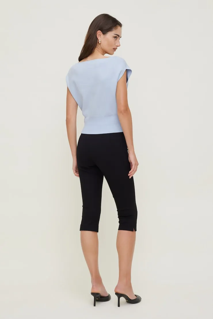 Aria Boat Neck Sweater - Dynamite - Blue - Women Clothing sold by Dynamite product image thumbnail 4