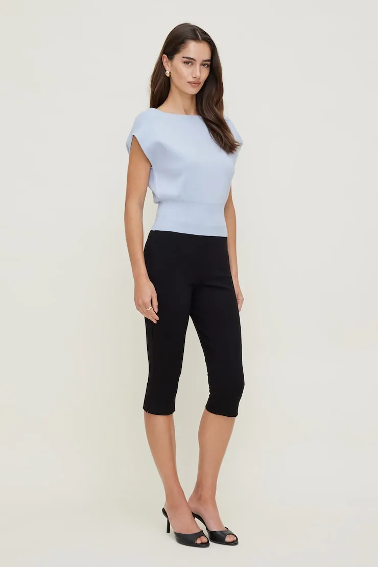 Aria Boat Neck Sweater - Dynamite - Blue - Women Clothing sold by Dynamite product image thumbnail 5