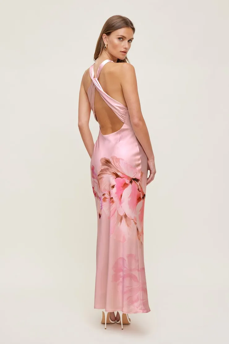 Andy Satin Maxi Dress - Dynamite - Pink - Women Clothing sold by Dynamite product image thumbnail 3
