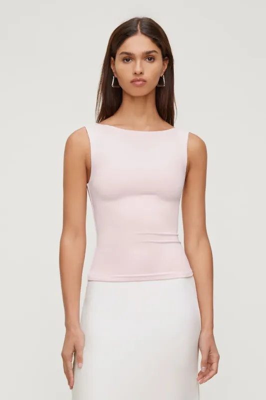 Nola Sculpt Tank Top - Dynamite - Pink - Women Clothing made by Dynamite