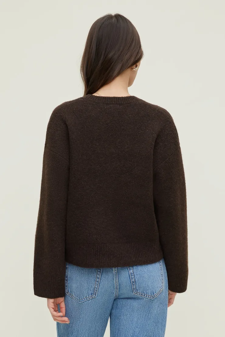 Relaxed V Neck Cardigan - Dynamite - Brown - Women Clothing sold by Dynamite product image thumbnail 5