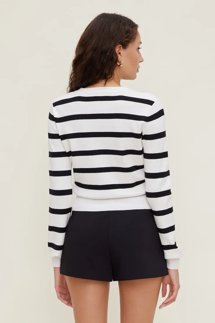 Rebecca Crewneck Cardigan - Dynamite - White - Women Clothing sold by Dynamite product image thumbnail 2