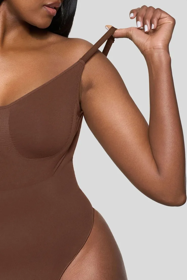 BOOMBA | Backless Sculpt Bodysuit - Dynamite - Beige - Women Clothing sold by Dynamite product image thumbnail 5
