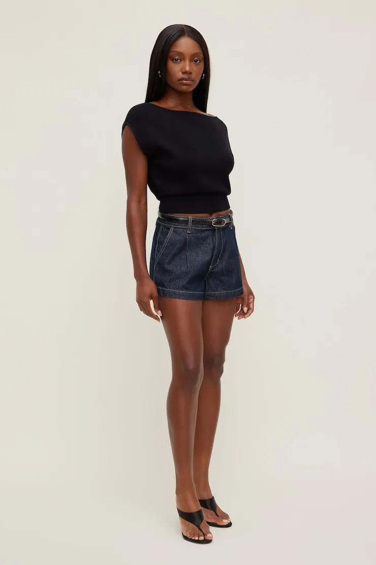 Aria Boat Neck Sweater - Dynamite - Black - Women Clothing sold by Dynamite product image thumbnail 5