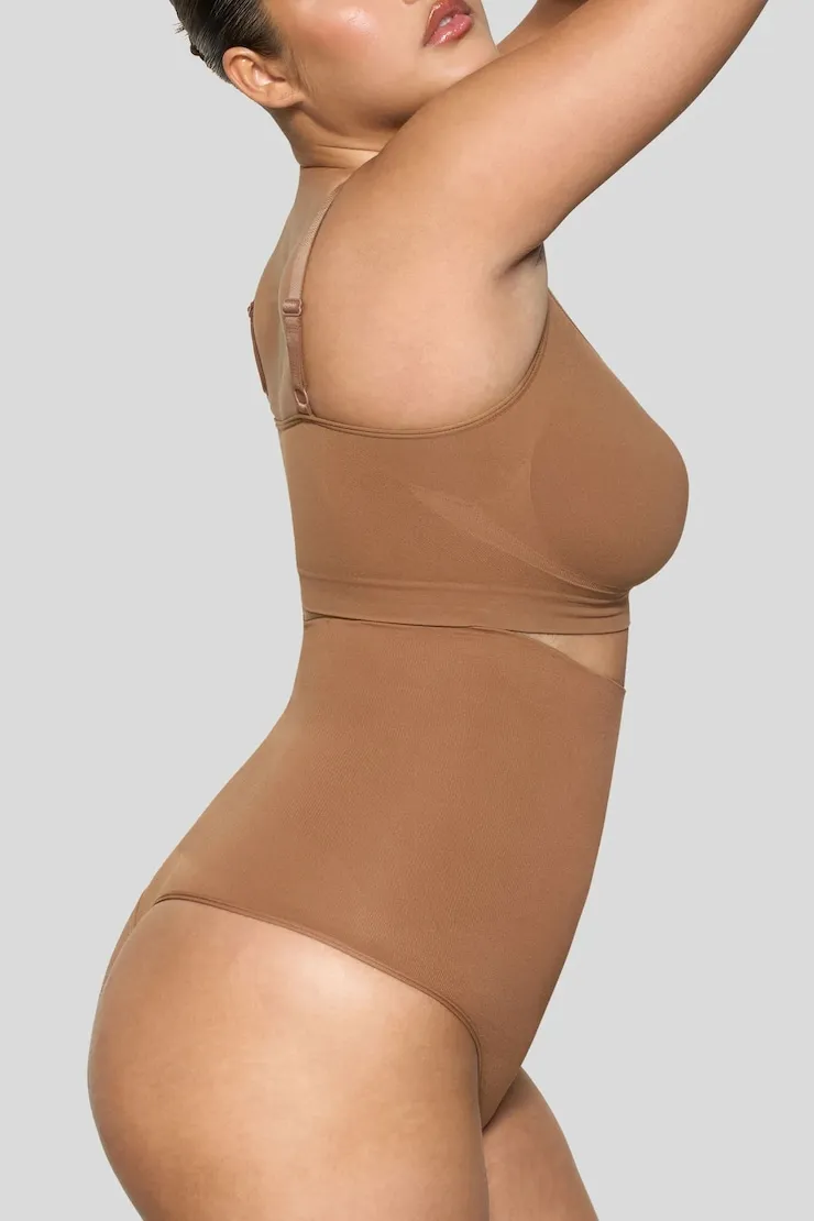 BOOMBA | High-Waisted Shapers - Dynamite - Brown - Women Clothing sold by Dynamite product image thumbnail 5
