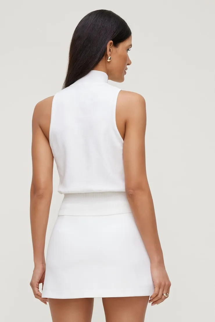 Mock Neck Sweater Vest - Dynamite - White - Women Clothing sold by Dynamite product image thumbnail 2