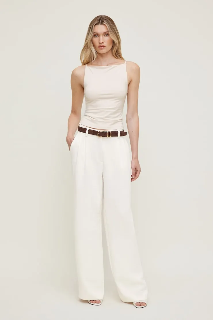 Classic Faux Leather Belt - Dynamite - Brown - Women Clothing sold by Dynamite product image thumbnail 3