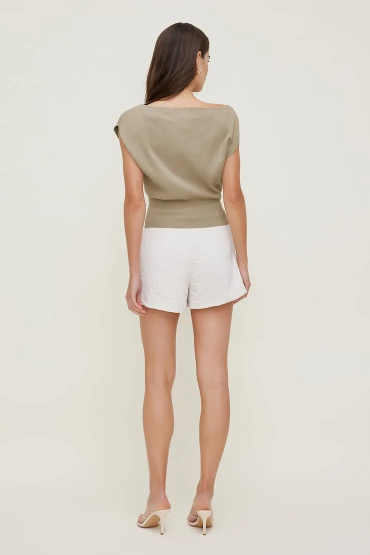 Aria Boat Neck Sweater - Dynamite - Beige - Women Clothing sold by Dynamite product image thumbnail 4