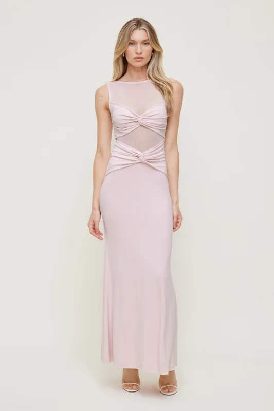 Julia Sculpt Maxi Dress - Dynamite - Pink - Women Clothing made by Dynamite