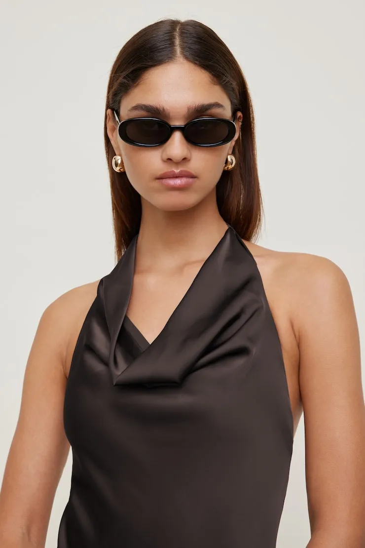 LE SPECS | Outta Love Oval Sunglasses - Dynamite - Purple - Women Clothing sold by Dynamite product image thumbnail 2