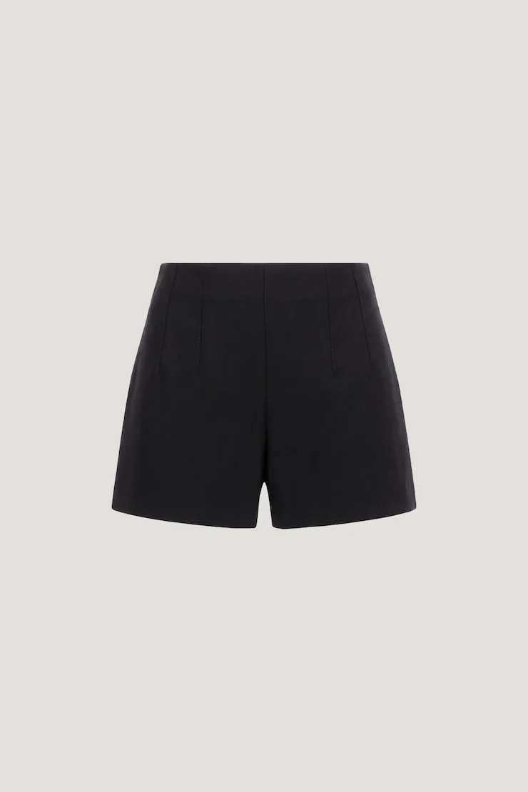 Ultra High Rise A Line Shorts - Dynamite - Black - Women Clothing sold by Dynamite product image thumbnail 4