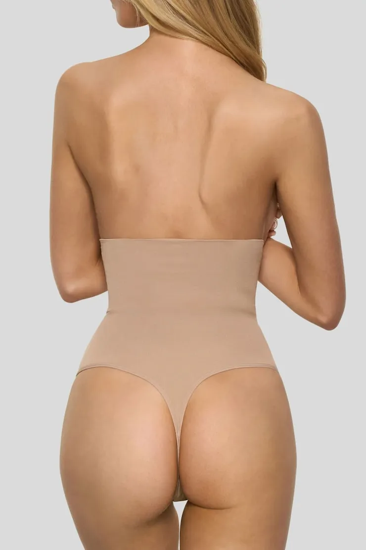 BOOMBA | High-Waisted Shapers - Dynamite - Beige - Women Clothing sold by Dynamite product image thumbnail 2