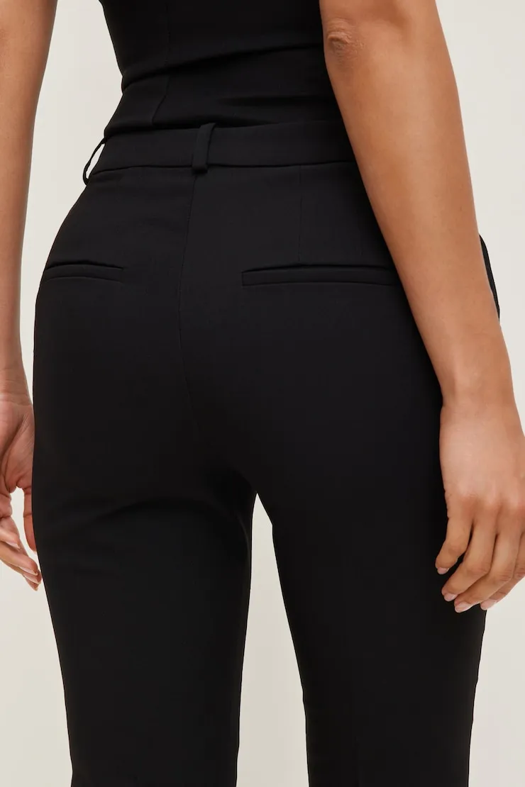 High Rise Slim Fit Pants - Dynamite - Black - Women Clothing sold by Dynamite product image thumbnail 4