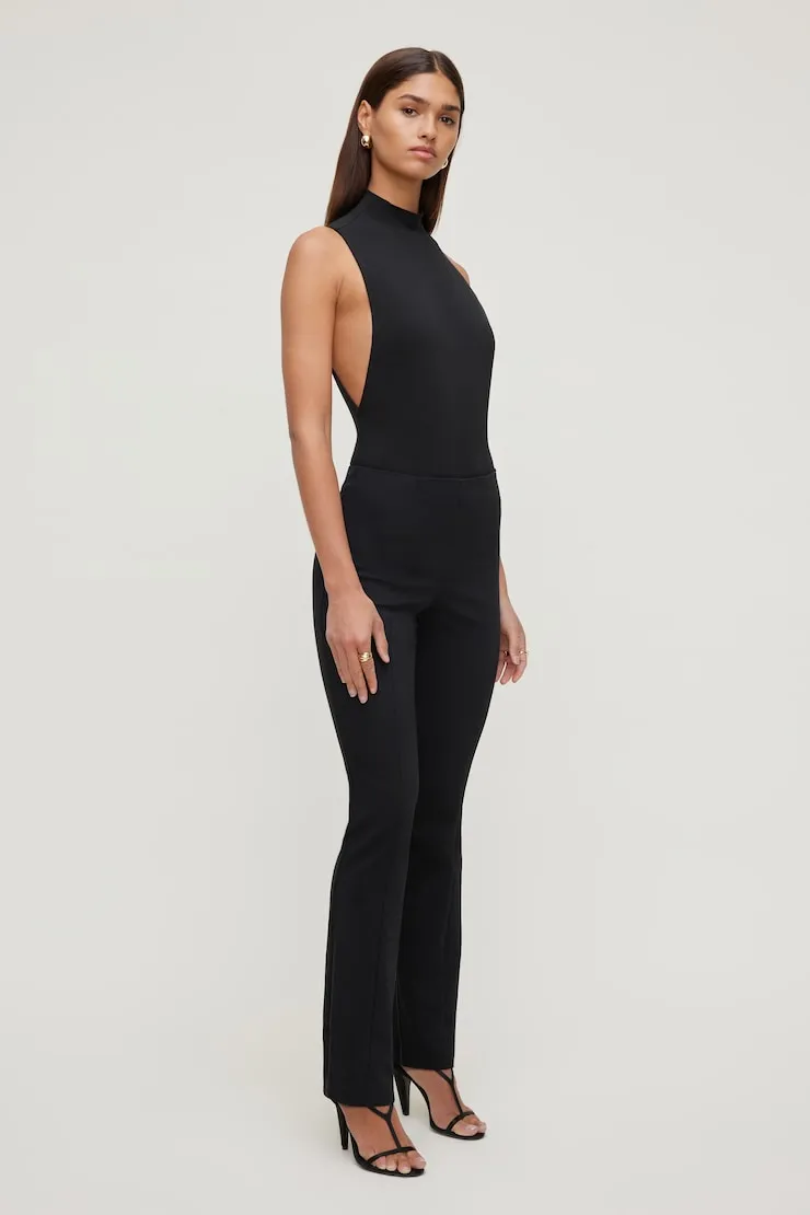 High Rise Slim Bootcut Pants - Dynamite - Black - Women Clothing sold by Dynamite product image thumbnail 3