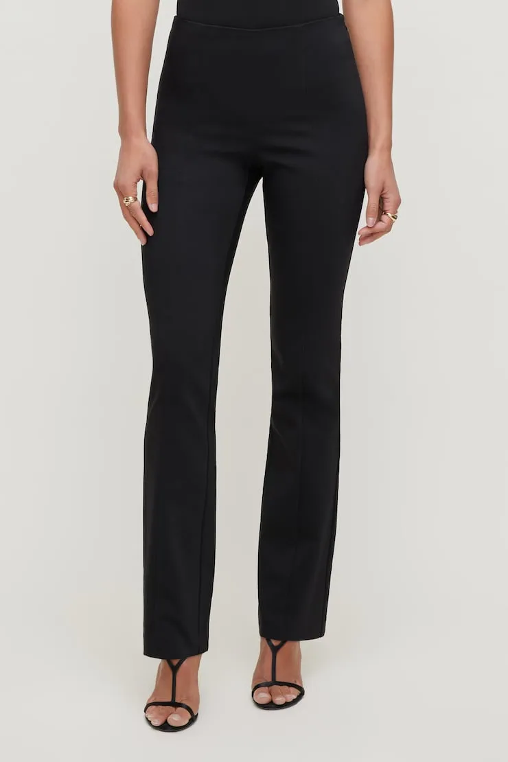 High Rise Slim Bootcut Pants - Dynamite - Black - Women Clothing sold by Dynamite product image thumbnail 4