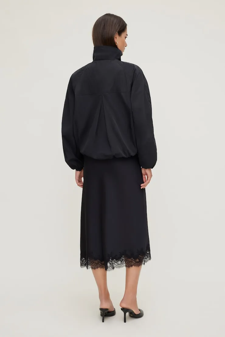 High Neck Wind Anorak - Dynamite - Black - Women Clothing sold by Dynamite product image thumbnail 2