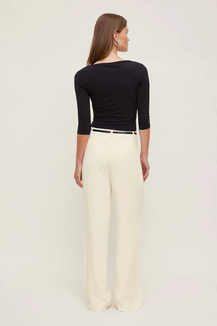 Alex Airflow Wide Leg Pants - Dynamite - White - Women Clothing sold by Dynamite product image thumbnail 3