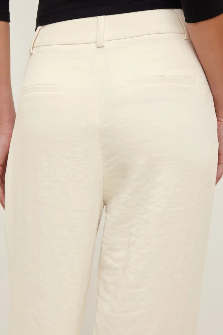 Alex Airflow Wide Leg Pants - Dynamite - White - Women Clothing sold by Dynamite product image thumbnail 4