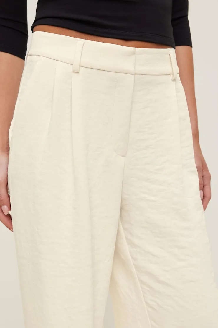 Alex Airflow Wide Leg Pants - Dynamite - White - Women Clothing sold by Dynamite product image thumbnail 5