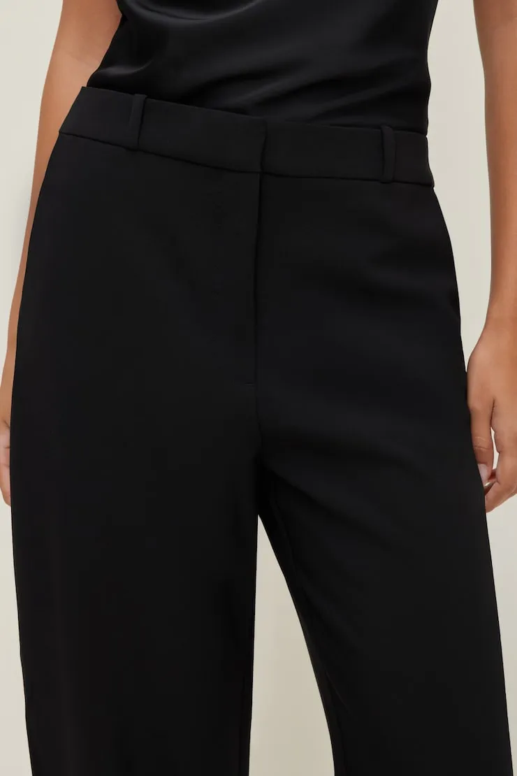 Mid Rise Barrel Leg Pants - Dynamite - Black - Women Clothing sold by Dynamite product image thumbnail 5