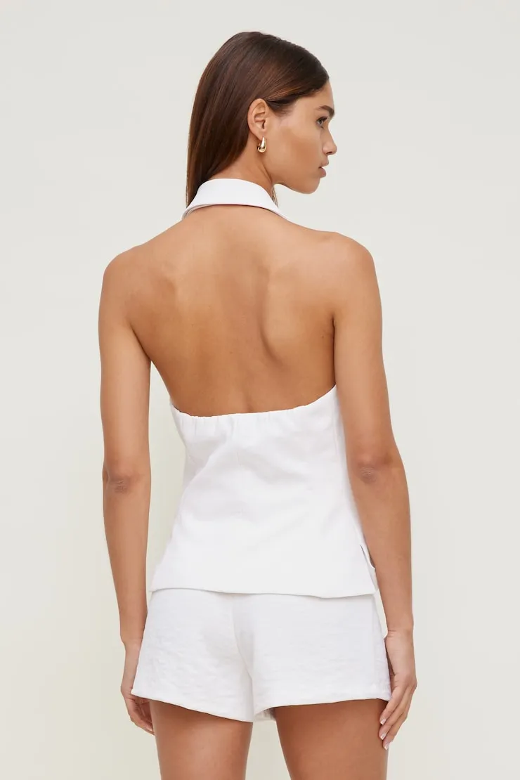 Halter Vest - Dynamite - White - Women Clothing sold by Dynamite product image thumbnail 2