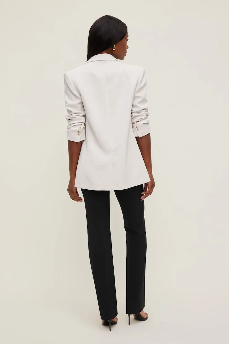 High Rise Slim Straight Leg Pants - Dynamite - Black - Women Clothing sold by Dynamite product image thumbnail 2