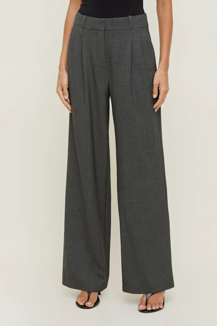 Alex Wide Leg Pants - Dynamite - Greys - Women Clothing sold by Dynamite product image thumbnail 2