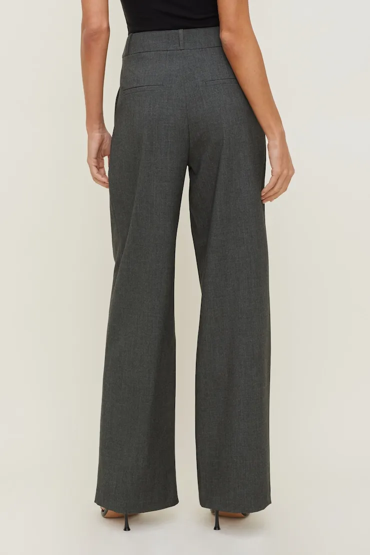 Alex Wide Leg Pants - Dynamite - Greys - Women Clothing sold by Dynamite product image thumbnail 4