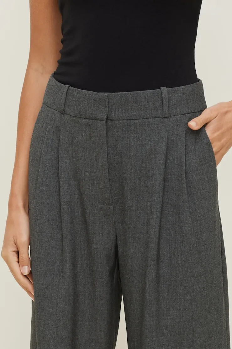 Alex Wide Leg Pants - Dynamite - Greys - Women Clothing sold by Dynamite product image thumbnail 5