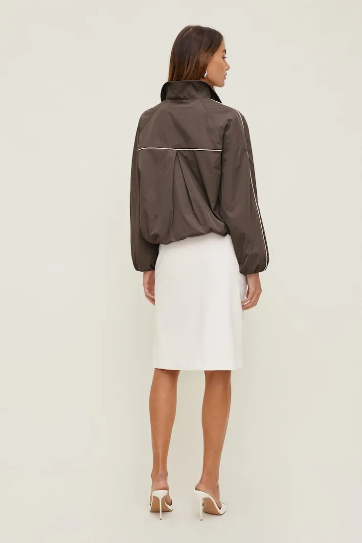Piping Wind Anorak - Dynamite - Brown - Women Clothing sold by Dynamite product image thumbnail 4
