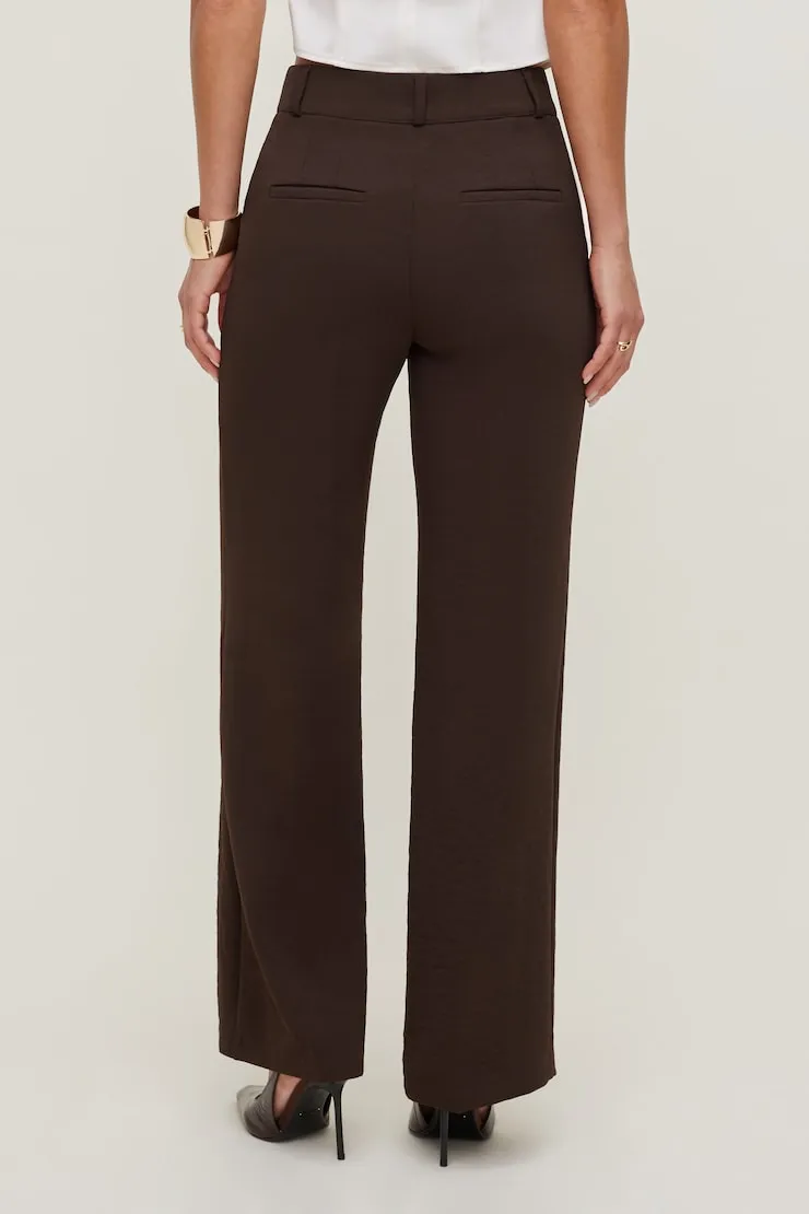 Camelia Airflow Clean Straight Leg Pants - Dynamite - Brown - Women Clothing sold by Dynamite product image thumbnail 5