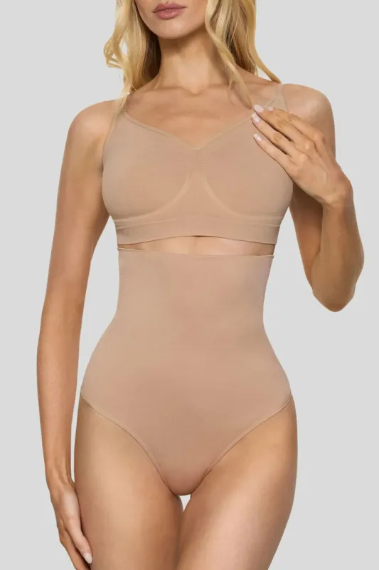 BOOMBA | High-Waisted Shapers - Dynamite - Beige - Women Clothing made by Dynamite