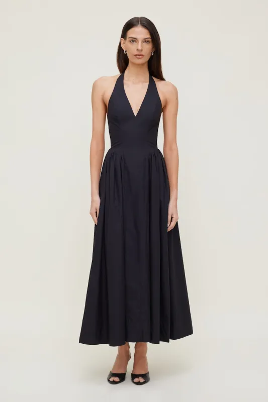 Taylor Poplin Maxi Dress - Dynamite - Black - Women Clothing made by Dynamite