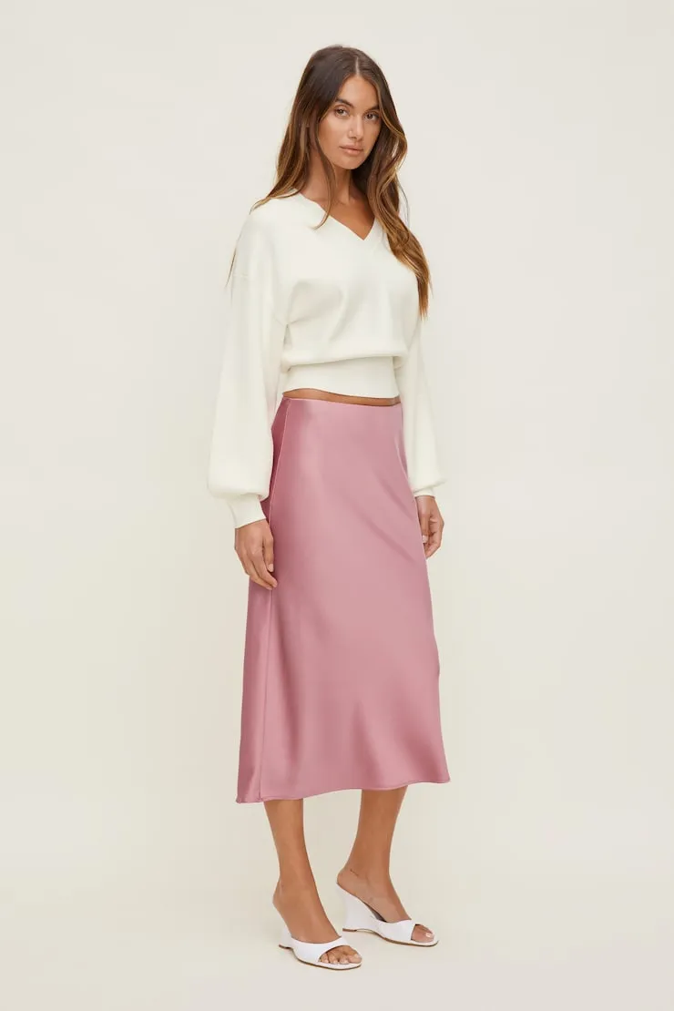 Cinched V Neck Sweater - Dynamite - White - Women Clothing sold by Dynamite product image thumbnail 5