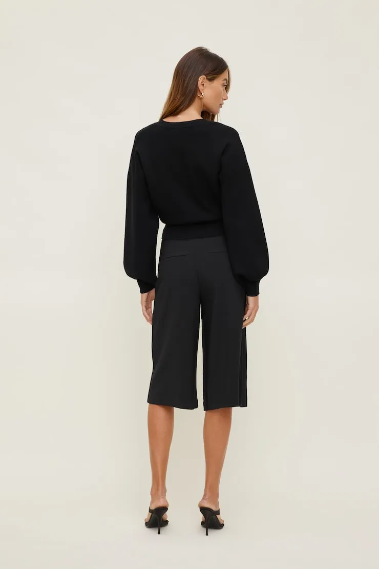 Cinched V Neck Sweater - Dynamite - Black - Women Clothing sold by Dynamite product image thumbnail 4