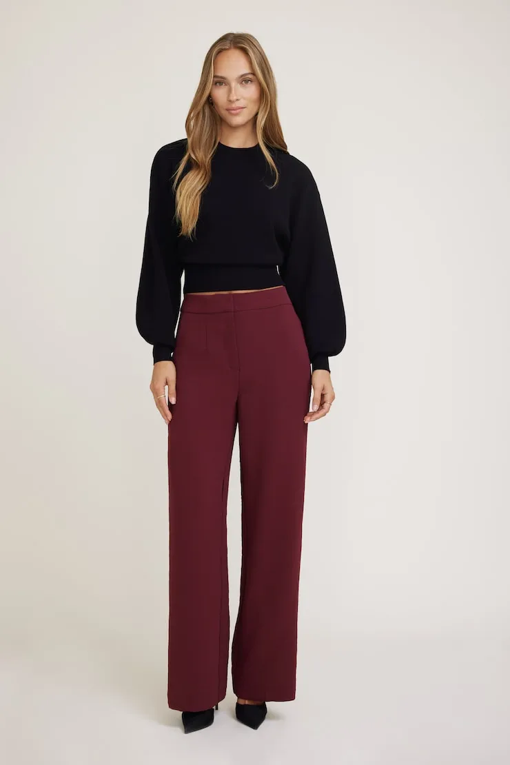 Bea Crewneck Sweater - Dynamite - Black - Women Clothing sold by Dynamite product image thumbnail 3